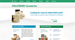 Desktop Screenshot of halchemixcanada.com